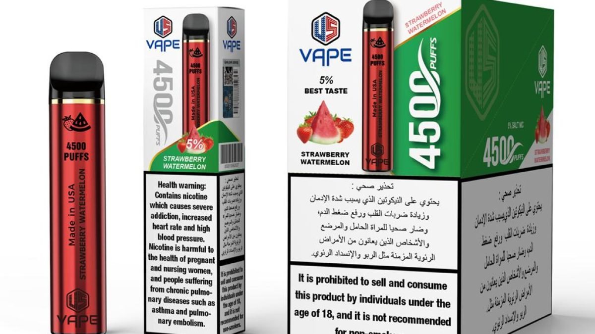 Best US Vape 4500 Puffs Disposable in Manufacture Company