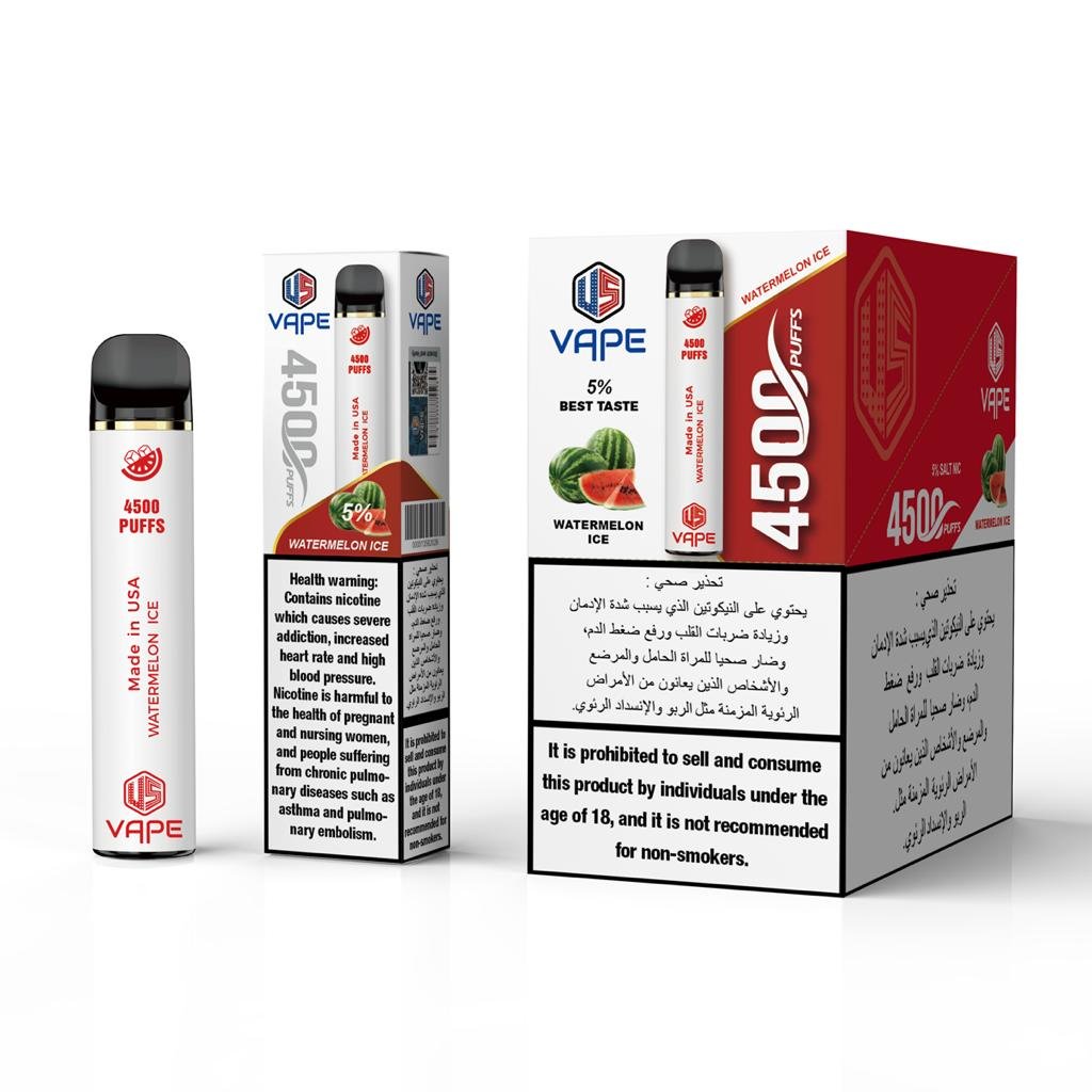 Home 3 US Vape 4500 puffs disposable watermelon ice
